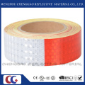 Red and White Honeycomb Type PVC Reflective Safety Tape (C3500-B(D))